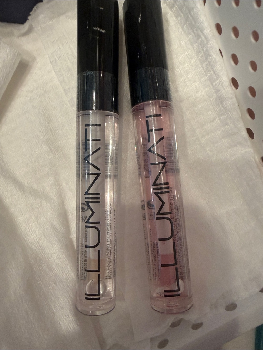 Illuminati Clear and Light Pink Lip Gloss Duo